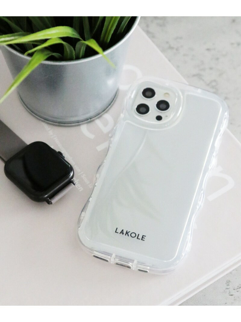 クリアうねうねiPhoneケース LAKOLE ラ