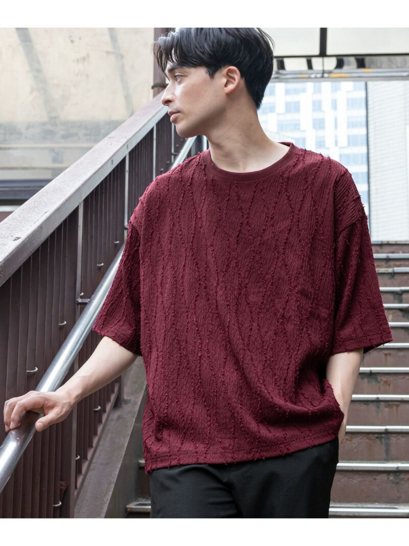 Rakuten - 【SALE／37%OFF】フリンジTEE LAKOLE ラコレ トップス カットソー・Tシャツ ブラック ワインレッド【RBA_E】[Rakuten Fashion]