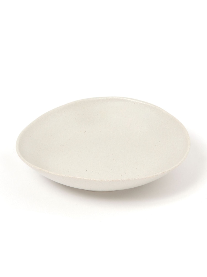 ゆがみオーバル皿(M) LAKOLE ラコレ 食器・調理器具・キッチン用品 食器・皿 ネイビー ブラック ホワイ..