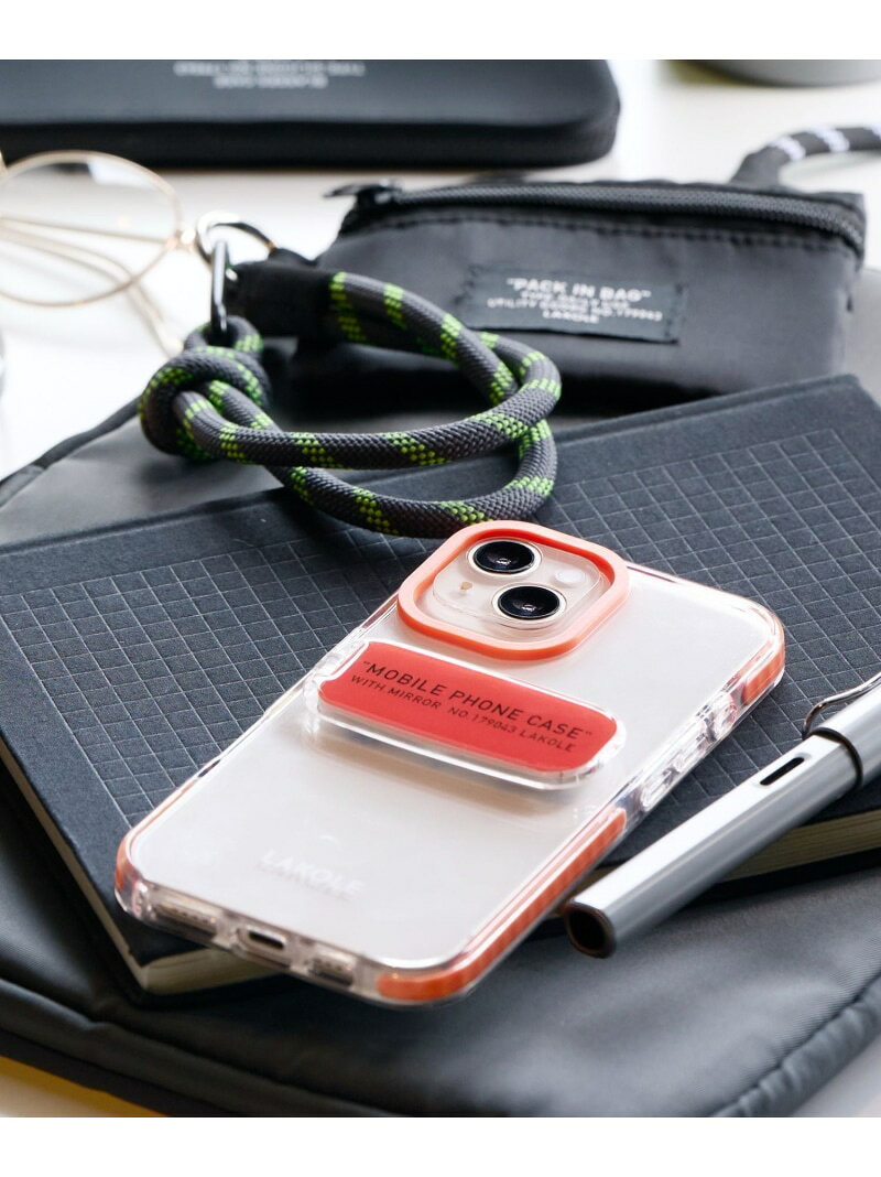 Rakuten - ミラーiPhoneケース[iPhone13/14] LAKOLE ラコレ スマホグッズ・オーディオ機器 スマホ・タブレット・PCケース/カバー ブラック パープル オレンジ[Rakuten Fashion]