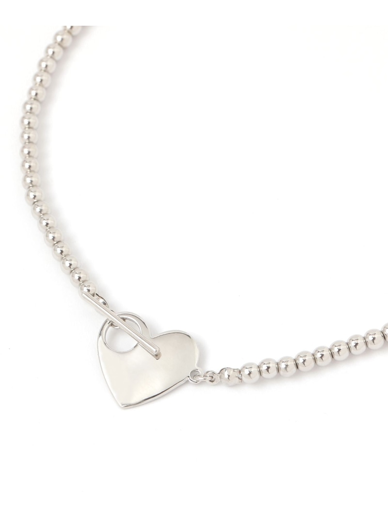 【SALE/30%OFF】ハートマンテルネックレス LAKOLE ラコレ アクセサリー・腕時計 ネックレス シルバー【RBA_E】[Rakuten Fashio...