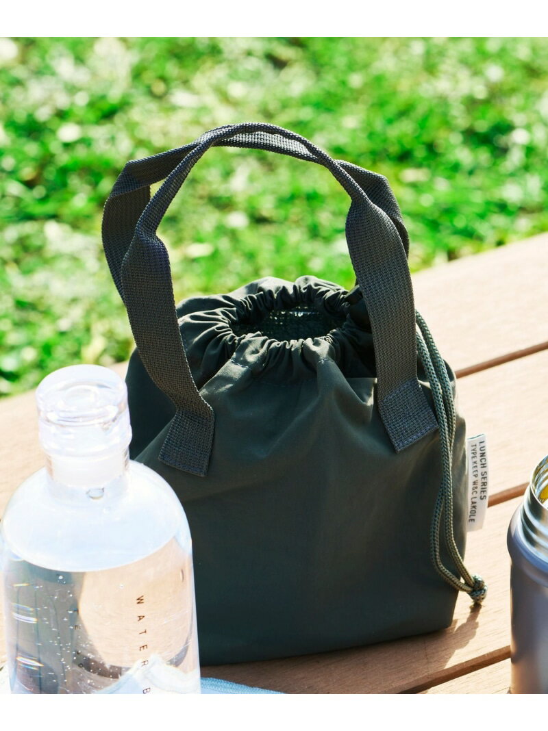 モノクロミニ保冷ポーチ LAKOLE ラコレ 食器・調理器具・キッチン用品 弁当箱・ランチボックス グレー ..