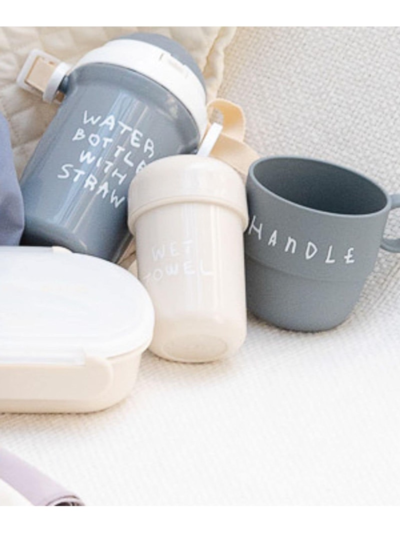 【らこれキッズ】おしぼりセット LAKOLE ラコレ 食器・調理器具・キッチン用品 弁当箱・ランチボックス ブルー ホワイト[Rakuten Fashion]のサムネイル