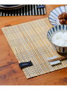【SALE/20%OFF】バンブーランチョンマット LAKOLE ラコレ 食器・調理器具・キッチン用品 ランチョンマット・テーブルクロス ブラック【RBA_E】...