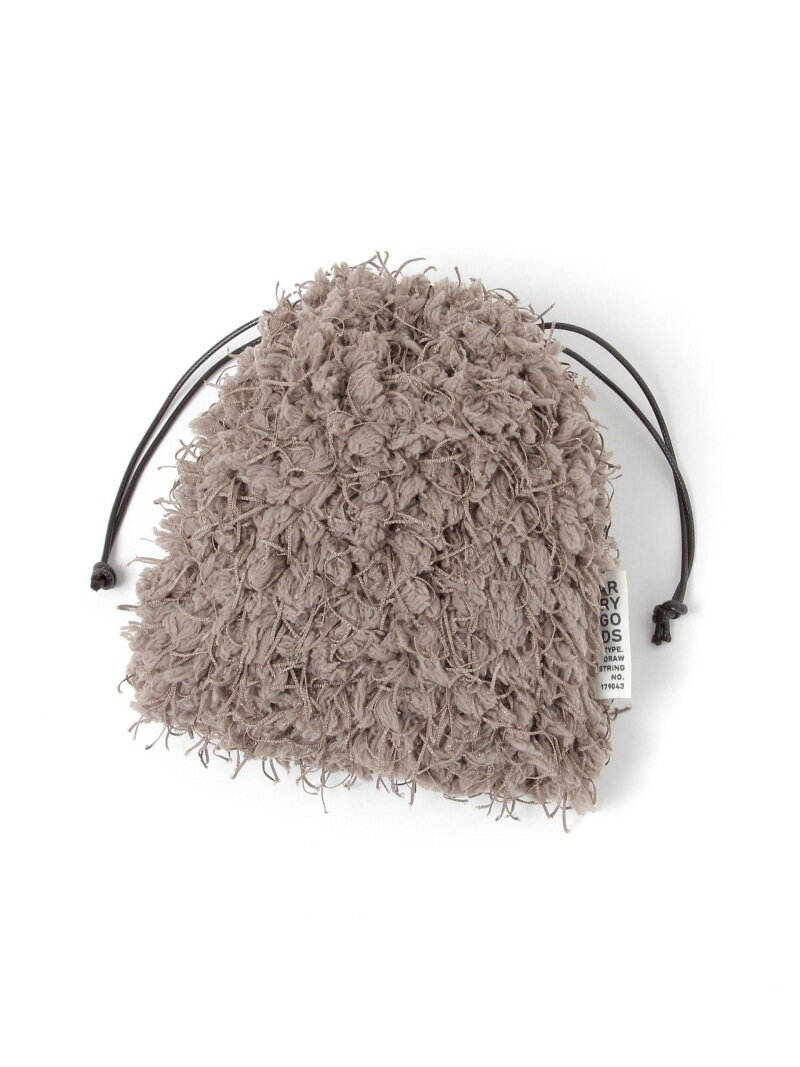 【SALE／17%OFF】もこもこファー巾着 LAKOLE ラコレ 財布・ポーチ・ケース ポーチ ホワイト ブラウン【RBA_E】[Rakuten Fashion]のサムネイル