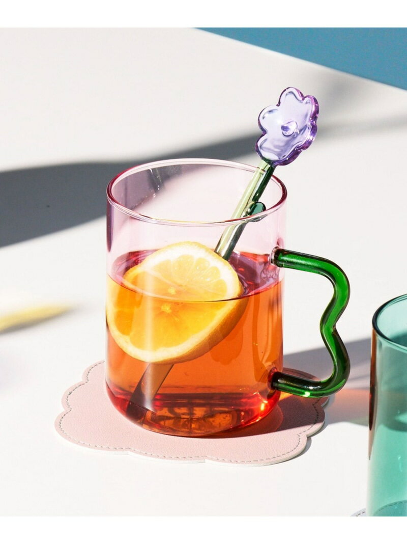 【SALE／10%OFF】うねうねハンドルガラスマグカップ LAKOLE ラコレ 食器・調理器具・キッチン用品 グラ..