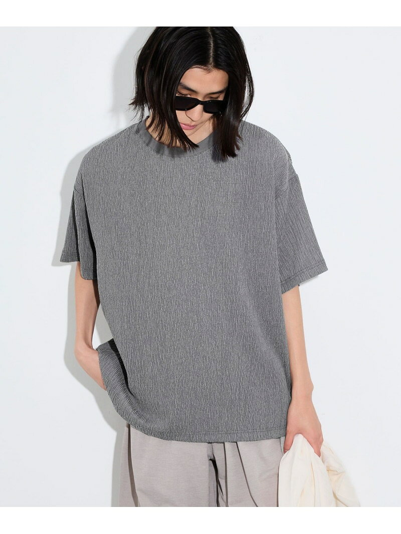 Rakuten - カット楊柳T LAKOLE ラコレ トップス カットソー・Tシャツ ブラック グレー ホワイト[Rakuten Fashion]