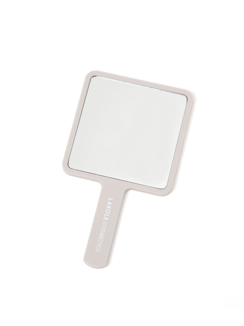 【SALE／20%OFF】スクエアハンドミラー(S) LAKOLE ラコレ メイク道具・美容器具 手鏡・メイクミラー グレー【RBA_E】[Rakuten Fashion]