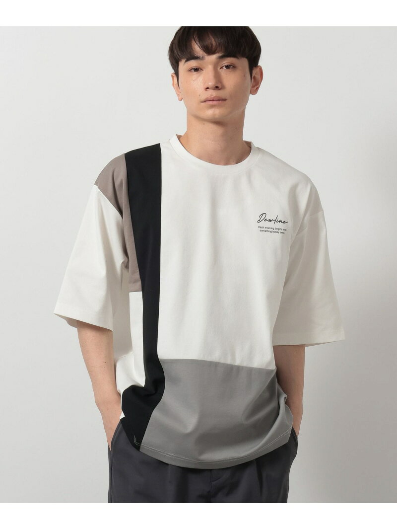 Rakuten - 【SALE／36%OFF】COLORブロックポンチT LAKOLE ラコレ トップス カットソー・Tシャツ ホワイト ネイビー ブラック【RBA_E】[Rakuten Fashion]
