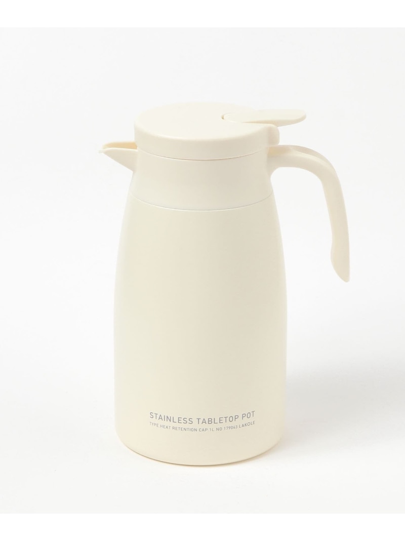 【SALE／20%OFF】【保冷・保温】卓上ポット[1L] LAKOLE ラコレ 食器・調理器具・キッチン用品 グラス・マグカップ・タンブラー グレー【RBA_E】[Rakuten Fashion] lakole-10018308 LAKOLE サンプル画像3