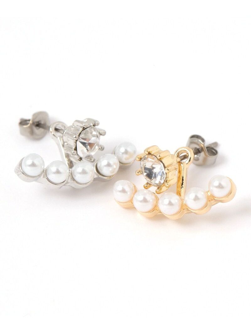 LAKOLEのパールジャケットピアス LAKOLE ラコレ アクセサリー・腕時計 ピアス ゴールド シルバー[Rakuten Fashion]｜アングル3