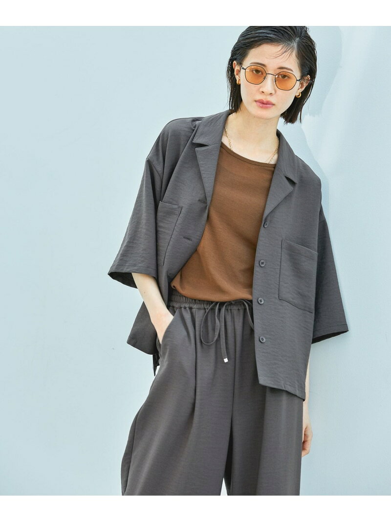 【SALE／9%OFF】＜セットアップ対応＞サップVTG開襟シャツ LAKOLE ラコレ トップス シャツ・ブラウス ベージュ グレー ブラック【RBA_E】【送料無料】[Rakuten Fashion]
