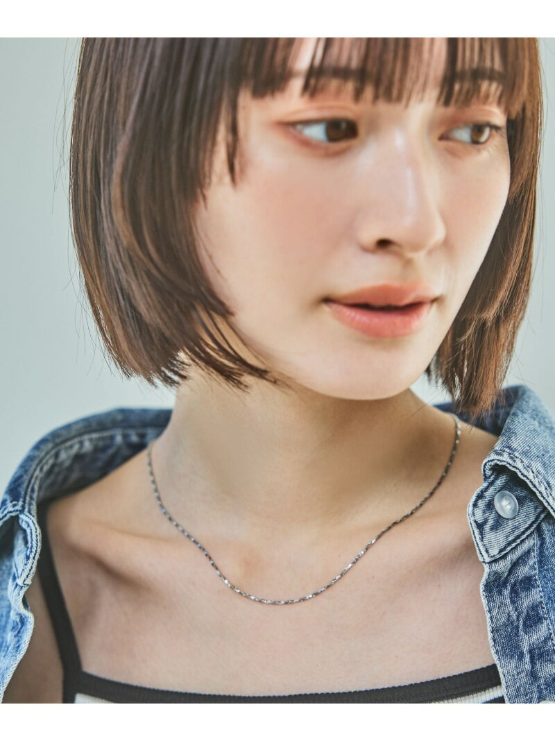 ステンレス華奢チェーンネックレス2 LAKOLE ラコレ アクセサリー・腕時計 ネックレス シルバー ゴールド[Rakuten Fashion]のサムネイル