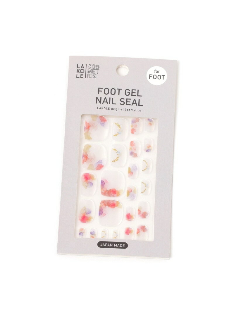 【SALE／37%OFF】フットジェルシール07 LAKOLE ラコレ ネイル その他のネイル・ネイルケア用品 レッド..