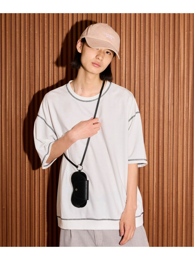 Rakuten - ステッチミニウラケTEE LAKOLE ラコレ トップス カットソー・Tシャツ ホワイト ブラック イエロー グリーン[Rakuten Fashion]