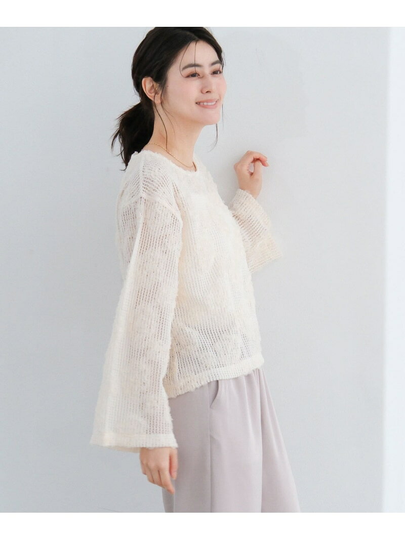 Rakuten - 【SALE／9%OFF】ニュアンスレースプルオーバー LAKOLE ラコレ トップス シャツ・ブラウス ホワイト ベージュ ブラック【RBA_E】[Rakuten Fashion]