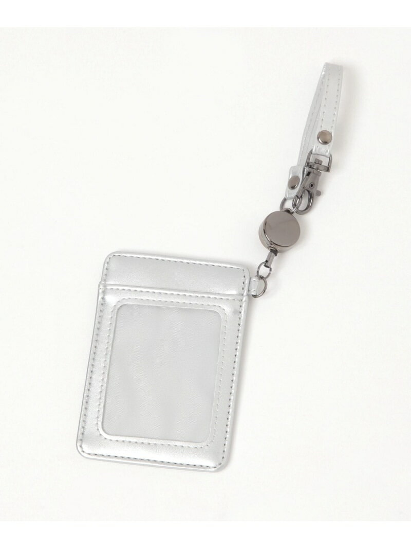 PUパスケース LAKOLE ラコレ 財布・ポーチ・ケース パスケース・定期入れ シルバー ベージュ グレー ブ..