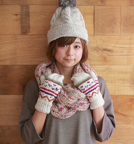 20%OFF!【手袋】裏フリース付きミトン・カリド <アジアン雑貨・エスニック・クロシェット・ネイティブ・メキシカン・チマヨ・オルテガ・防寒・冬・雪・山>