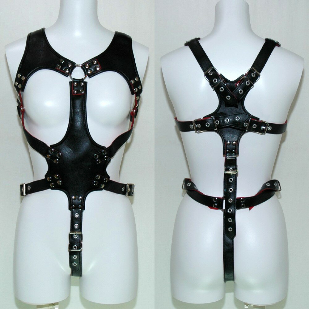 【BONDAGE GEAR】ボンデージ・オープンバスト・テディ・SMファッション・ハーネス・Gストリング<極小 コスプレ グラビア 極小 Tバック Tフロント ヒモT レディース 過激 亀甲縛り 女王様 プレイスーツ>