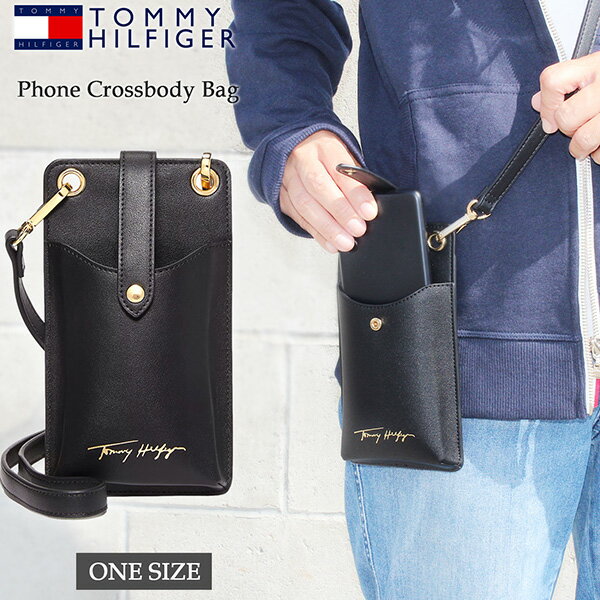 トミーヒルフィガー Tommy Hilfiger スマホショルダー スマホポーチ スマホポシェット ショルダー クロスボディ 肩掛け ポーチ ミニバッグ ロゴ プレゼント