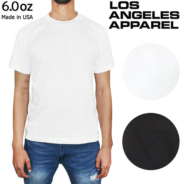 ロサンゼルスアパレル LOSANGELES APPAREL 6.0oz Tシャツ カットソー 半袖 メンズ レディース ユニセックス 春夏 無地 スポーツ ウェア MADE IN USA