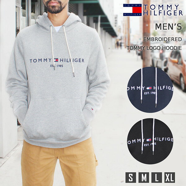 トミーヒルフィガー Tommy Hilfiger パーカー プルオーバー フーディ スウェット メンズ ロゴ コットン 長袖 ストリート ルームウェア スポーツ