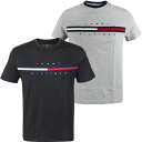 トミー ヒルフィガー トップス メンズ トミーヒルフィガー Tommy Hilfiger メンズ クルーネック Tシャツ ロゴ フラッグ 半袖 ファッション トップス