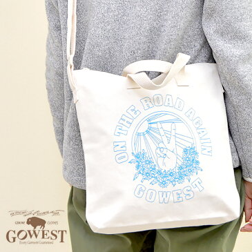 GOWEST ゴーウェスト USA 2WAY BAG トートバッグ ショルダーバッグ キャンバス地 メンズ レディース セール