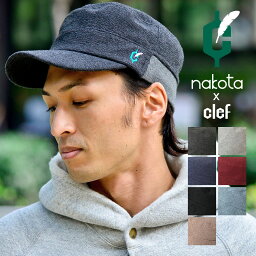 クレ キャップ メンズ nakota ナコタ × clef クレ エクストラパイル リブ ワークキャップ 帽子 キャップ メンズ レディース