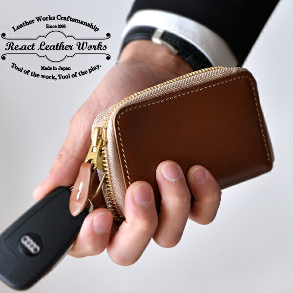 RE.ACT（リアクト）Oil Combi Leather Key Case レザーキーケース 本革 小物 ギフト