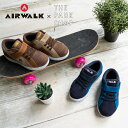 AIRWALK×THE PARK SHOP エアウォーク ザパークショップ ONE スニーカー 靴 キッズ ジュニア 子供用 男の子 女の子 メンズ レディース ユニセックス ネイビー ブラウン コラボ