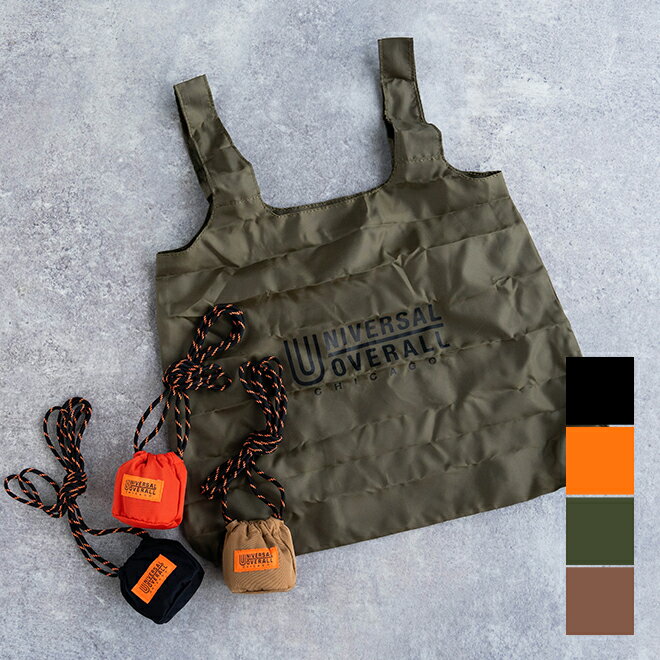 UNIVERSAL OVERALL ユニバーサルオーバーオール へそ巾着ポーチ バッグ エコバッグ トートバッグ 折りたたみバッグ レジ袋 メンズ レディース