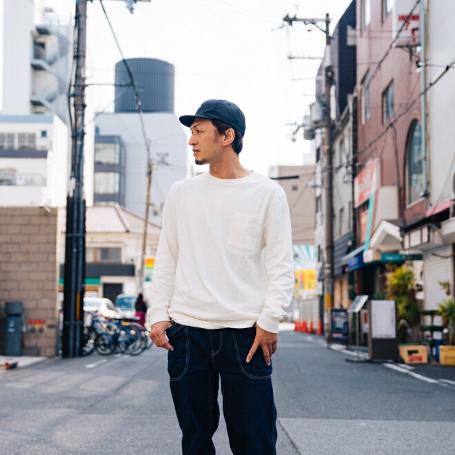 GOHEMP ゴーヘンプ LOW POCKET TEE long sleeve Tシャツ ロンT 長袖 無地 メンズ レディース 春 夏 秋 冬