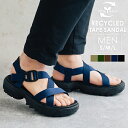 MEI メイ エムイーアイ Recycled tape sandal MENS サンダル スポーツサンダル スポサン ストラップサンダル 靴 シャークソール 厚底 メンズ 男性 アウトドア 夏 サステ