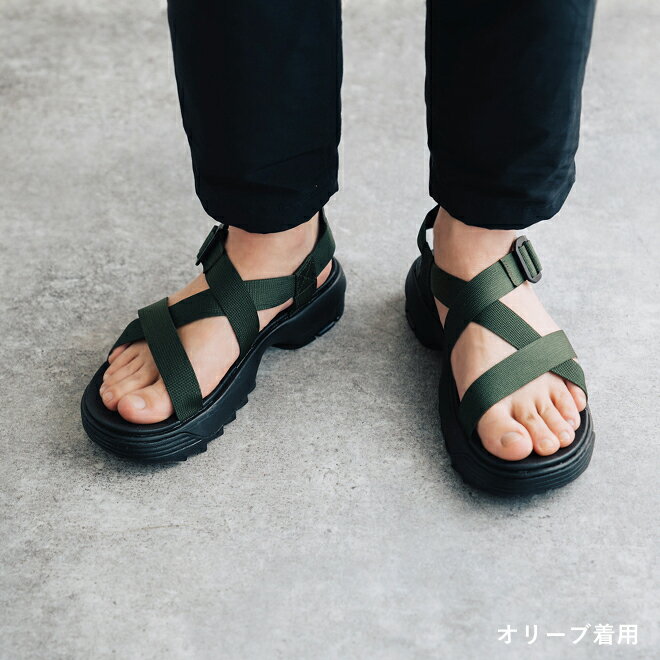 楽天市場 Mei メイ エムイーアイ Recycled Tape Sandal Mens サンダル スポーツサンダル スポサン ストラップサンダル 靴 シャークソール 厚底 メンズ 男性 アウトドア 夏 サスティナブル リサイクルナイロン Nakota