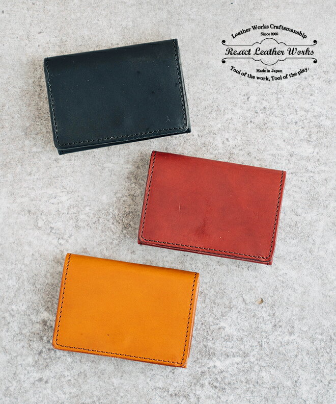 楽天市場】RE.ACT リアクト Liscio Three Fold Mini Wallet コンパクト