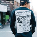 Lucky ‘n’ Lure ラッキールアー Vintage Lure Catalogue Print LONG CREW TEE 01 ロングTシャツ ロンT 長袖Tシャツ 服 メンズ レディース ヴィンテージ 春 夏 秋 冬 インナー