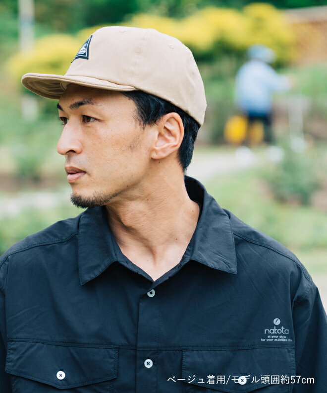 Smart Hat Factry　ブラックワッペンコットン＆デニムアンパイアキャップ ソフトバイザーキャップ ボールキャップ メンズ レディース ツバ短 キャンプ トレッキング スポーツ マラソン フェス アウトドア