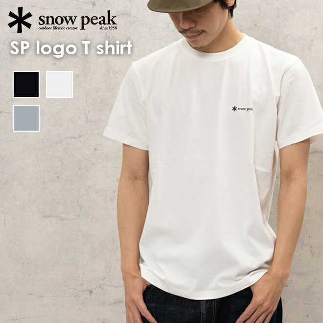 snow peak スノーピーク SP logo T shirt 春 夏 フェス スポーツ 薄手 万能