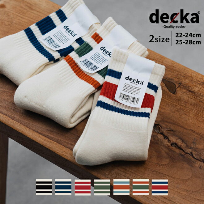 decka デカ Quality socks 80's SKATER SOCKS SHO