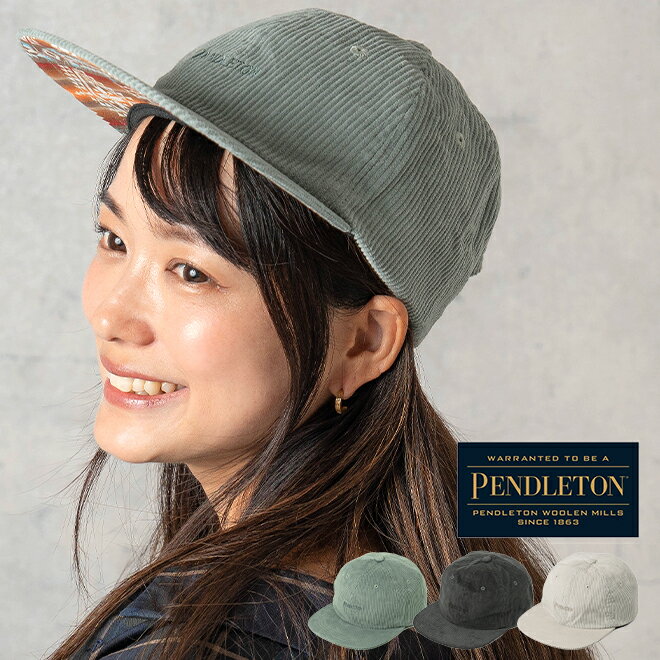 PENDLETON CORDUROY CAP コーデュロイ キャップ 帽子 冬 秋 キャンプ レディース メンズ 暖かい 防寒 防寒アイテム