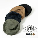 ハイヤー ベレー帽 レディース HIGHER ハイヤー CORDURA BROKENTWILL WIDE BERET コーデュラブロークンツイルワイドベレー ベレー帽 帽子 メンズ レディース 大きめ アウトドア カジュアル シンプル 秋 冬