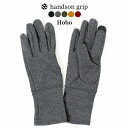 handson grip 手袋 メンズ handson grip ハンズオングリップ Hobo タッチパネル対応 メリノウール グローブ 日本製 インナーグローブ 無地 メンズ レディース 防寒 アウトドア 登山 キャンプ 秋 冬 ギフト