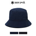 snowpeak スノーピーク Indigo C/N Hat 帽子 ハット デニム トレッキング 登山 アウトドア キャンプ インディゴ ブラック ブランド 人...