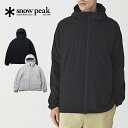 【6/4 20:00~2h限定全品20%OFFクーポン】snow peak スノーピーク Breathable Insulated Jacket フーデッド ジャケット アウター メンズ レディース 防寒 保温 軽量 無地 男女兼用 アウトドア 登山 キャンプ 冬 冬用