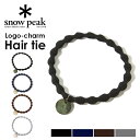 snow peak スノーピーク Logo-charm Hair tie ロゴ チャーム ヘアー タイ レディース メンズ プレゼント ヘアゴム ブレスレット ...