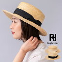 ReqHatter レックハッター STRAW BOATER HAT ハット 麦わら帽 ストローハット カンカン帽 帽子レディース メンズ アウトドア カジュア...