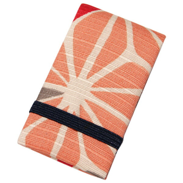 鏡付 楊枝入れ 「麻の葉 ピンク」 ミラー付き ようじ入れ 爪楊枝ケース コンパクト エチケット 和風 和柄 日本製 【メール便対応商品】のサムネイル