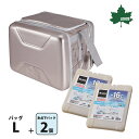 LOGOS 保冷剤付き クーラーバッグL 20L&専用保冷剤2個セット(ハイパー氷点下クーラーL+氷点下パックGT-16℃×2個)