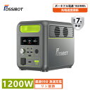 FOSSiBOT ポータブル電源 1200W リン酸鉄 4000回サイクル 1024Wh 大容量 高出力 正弦波 10年寿命 50/60Hz ポータブルバッテリ...